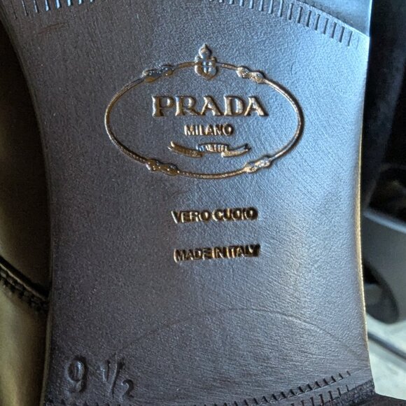 Prada Square-toe Oxfords (9.5) main image 5
